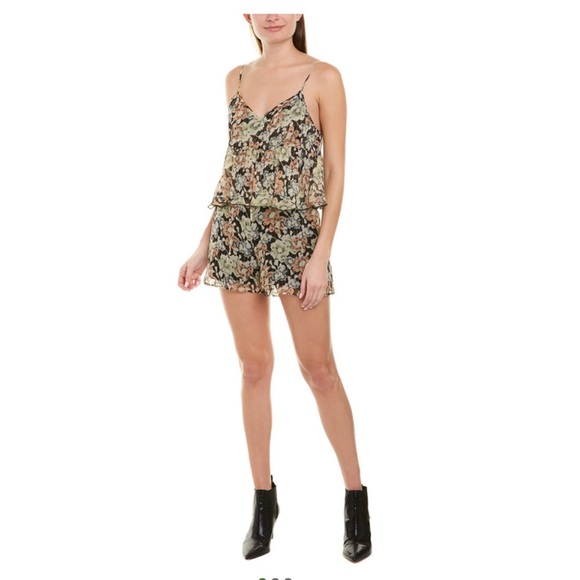 The Kooples NWT Wanted Silk-Blend Romper - Picture 2 of 9